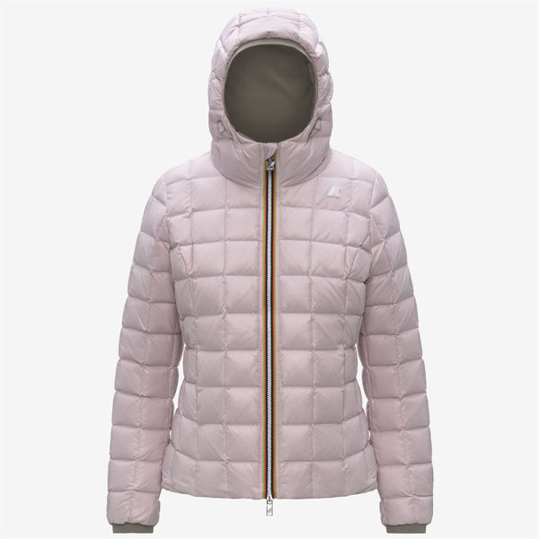 K Way LILY ST THERMO REVERSIBLE GREEN OAK-ROSE HUSHED