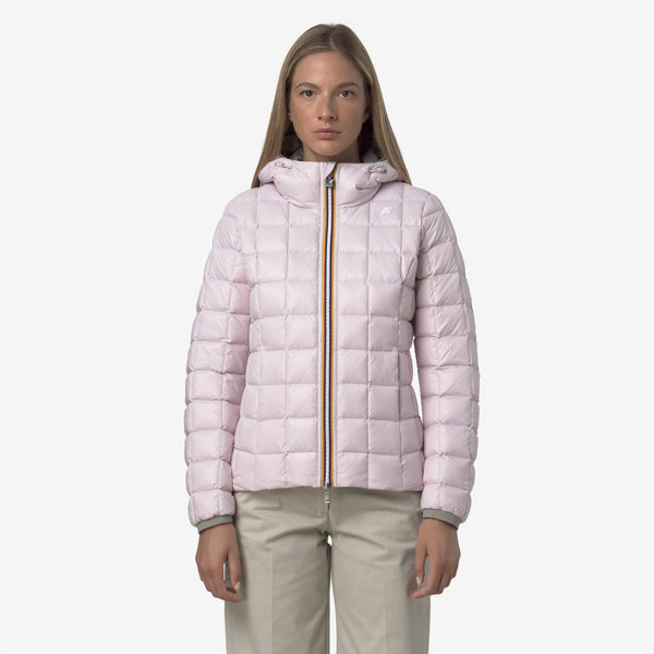 K Way LILY ST THERMO REVERSIBLE GREEN OAK-ROSE HUSHED