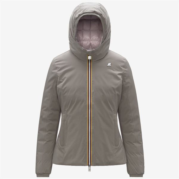 k way LILY ST THERMO REVERSIBLE GREEN OAK-ROSE HUSHED