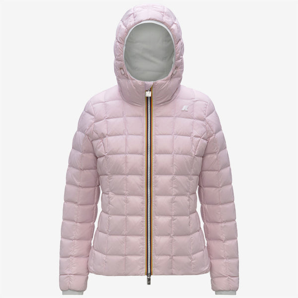 K Way LILY ST THERMO REVERSIBLE WHITE GARDENIA-ROSE HUSHED