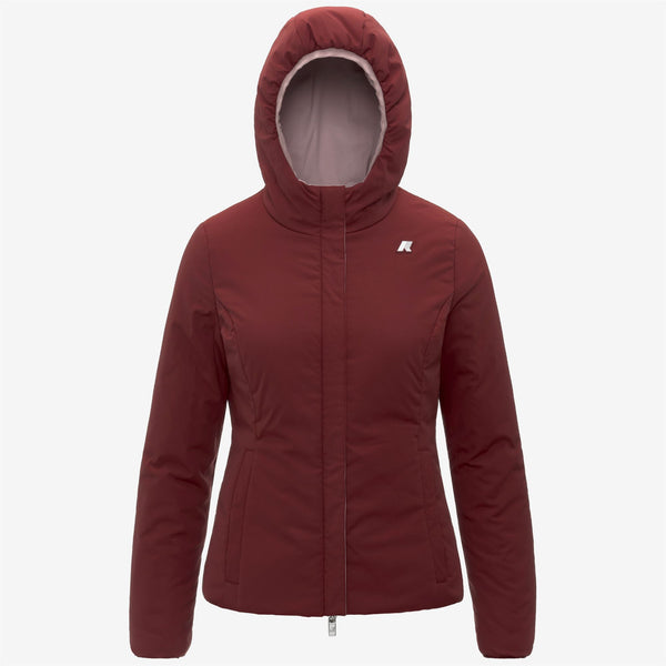 K Way LILY ST WARM REVERSIBLE ROSE PINKISH-RED SYRAH