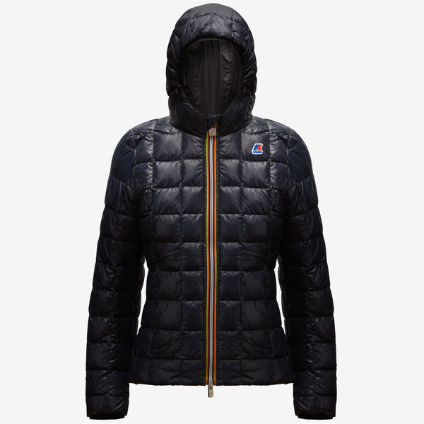 k way LILY THERMO PLUS.2 REVERSIBLE BLACK PURE-BLUE DEPTH