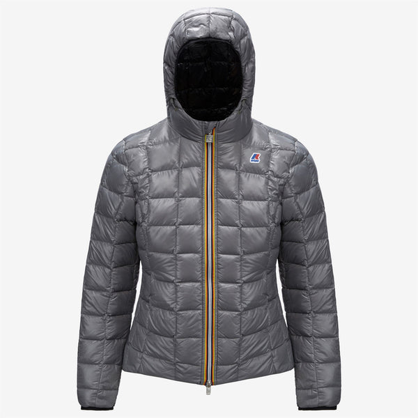K Way LILY THERMO PLUS.2 REVERSIBLE BLACK PURE-GREY MD STEEL