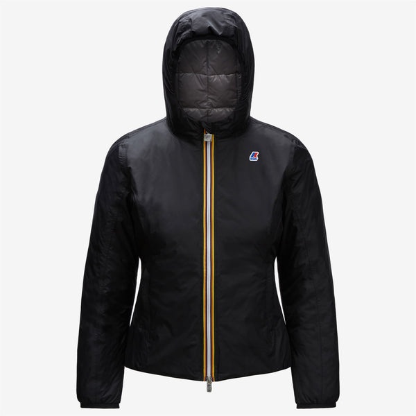 k way LILY THERMO PLUS.2 REVERSIBLE BLACK PURE-GREY MD STEEL