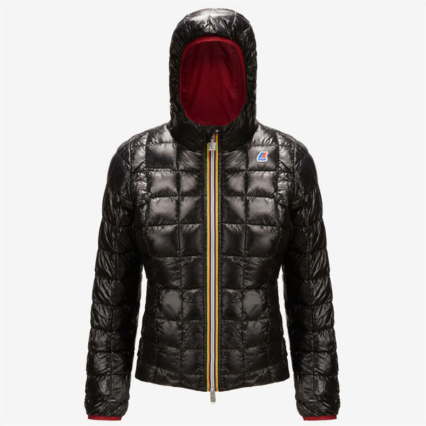 K Way LILY THERMO PLUS.2 REVERSIBLE RED DK TOMATO-BLACK PURE