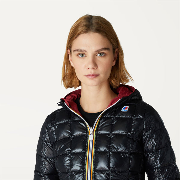 K Way LILY THERMO PLUS.2 REVERSIBLE RED DK TOMATO-BLACK PURE