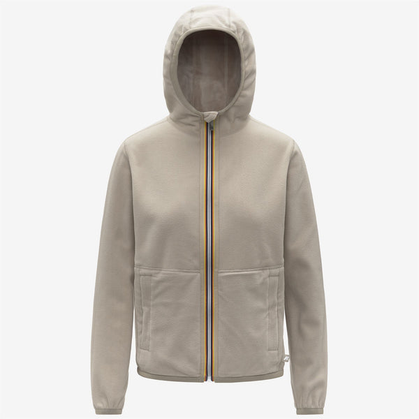 K Way LILY VELOUR POLAR REVERSIBLE BEIGE CASHMERE-BEIGE CASHMERE