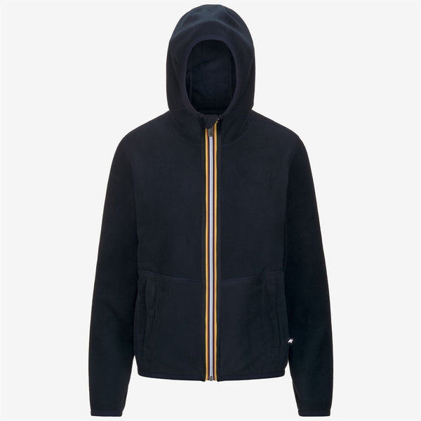 K Way LILY VELOUR POLAR REVERSIBLE BLUE DEPTH-BLUE DEPTH