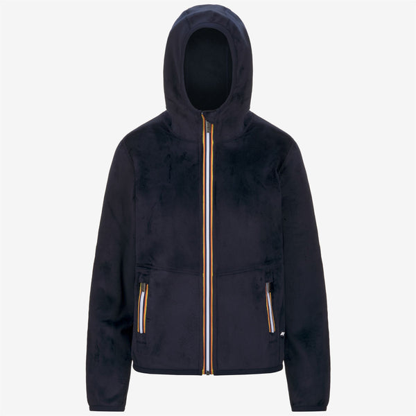 k way LILY VELOUR POLAR REVERSIBLE BLUE DEPTH-BLUE DEPTH