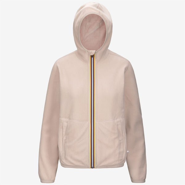 K Way LILY VELOUR POLAR REVERSIBLE PINK TINT-PINK TINT