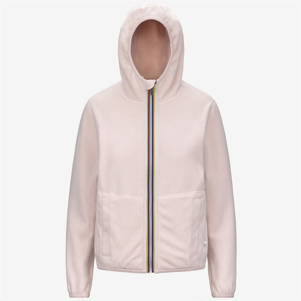 K Way LILY VELOUR POLAR REVERSIBLE ROSE HUSHED-ROSE HUSHED