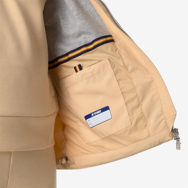 K Way MARGUERITE STRETCH POLY JERSEY BEIGE SHEEPSKIN