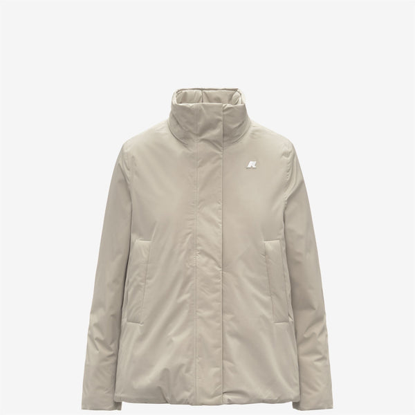 K Way MARLETTE SOFT TOUCH MARMOTTA BEIGE CASHMERE-GREY GOAT