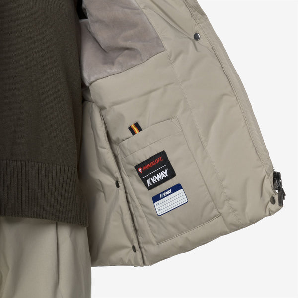 K Way MARLETTE SOFT TOUCH MARMOTTA BEIGE CASHMERE-GREY GOAT