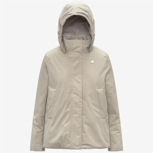 k way MARLETTE SOFT TOUCH MARMOTTA BEIGE CASHMERE-GREY GOAT