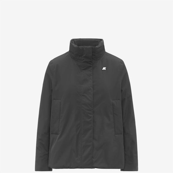 K Way MARLETTE SOFT TOUCH MARMOTTA BLACK PURE-BLUE AIRFORCE