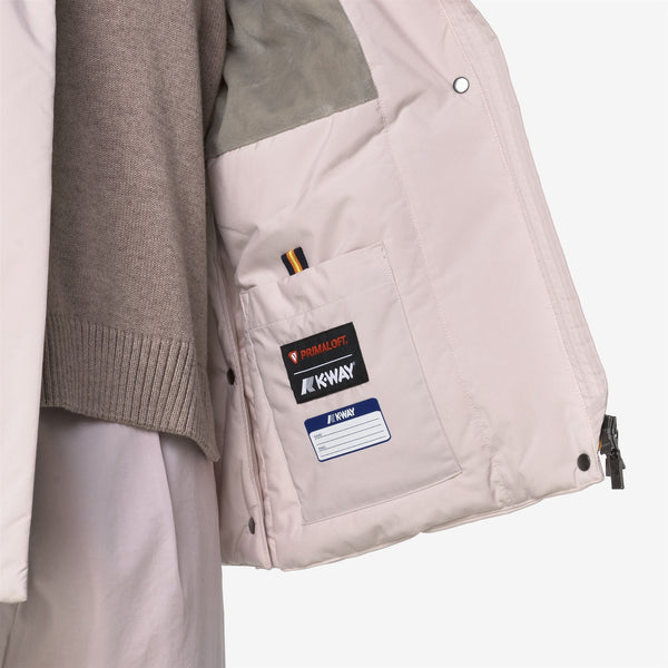 K Way MARLETTE SOFT TOUCH MARMOTTA ROSE HUSHED-GREY GOAT