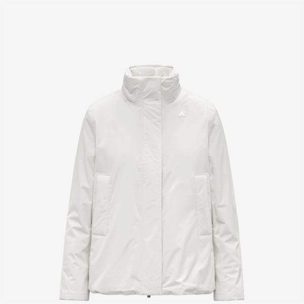 K Way MARLETTE SOFT TOUCH MARMOTTA WHITE GARDENIA-GREY GOAT