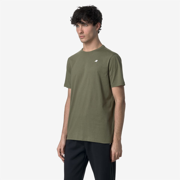 K Way ODOM ROUND SLEEVES THREE PACK BLUE DEPTH-GREEN LICHEN-WHITE