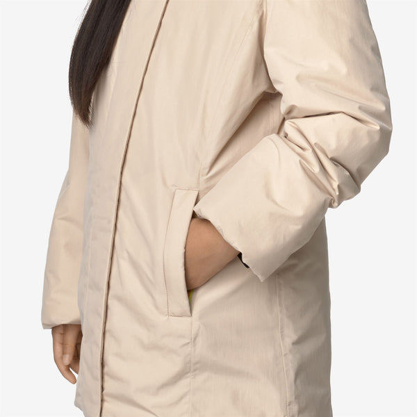 K Way P. DENISE SOFT TOUCH MARMOTTA PINK TINT-GREY GOAT