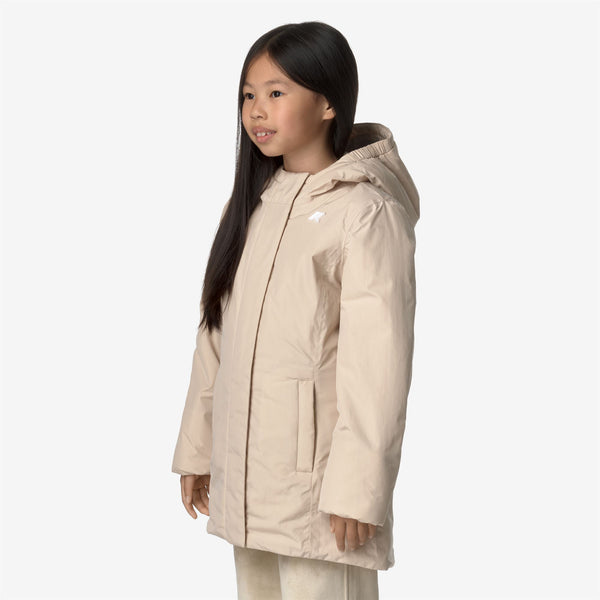 K Way P. DENISE SOFT TOUCH MARMOTTA PINK TINT-GREY GOAT