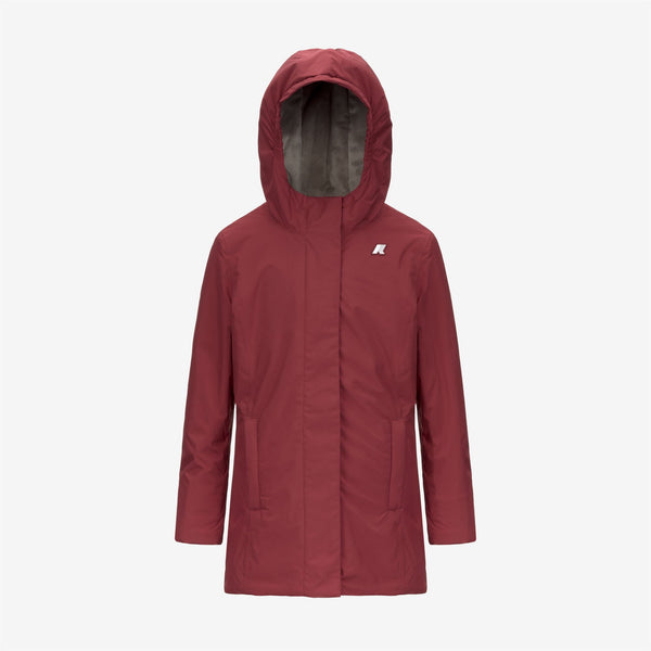 k way P. DENISE SOFT TOUCH MARMOTTA RED SYRAH-GREY GOAT