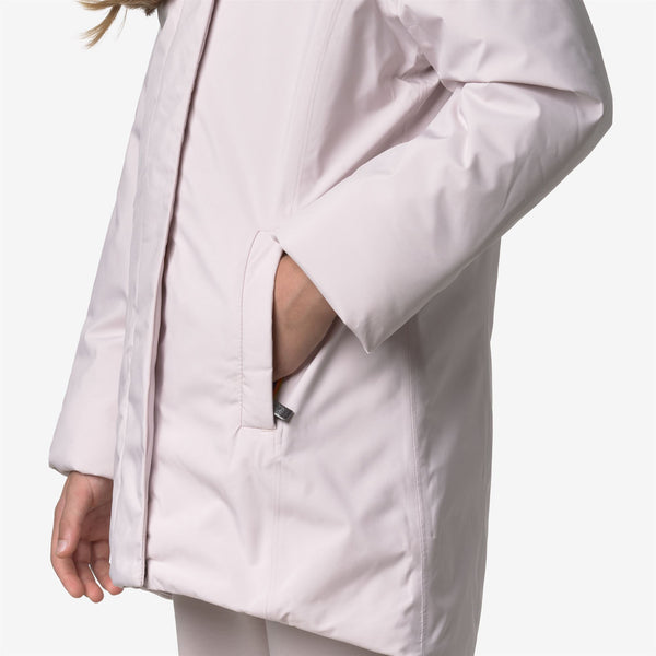 K Way P. DENISE SOFT TOUCH MARMOTTA ROSE HUSHED-GREY GOAT