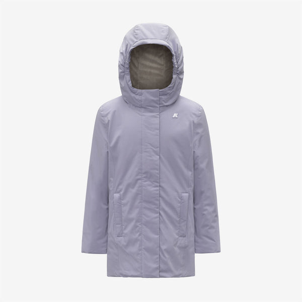 k way P. DENISE SOFT TOUCH MARMOTTA VIOLET LAVENDER-GREY GOAT