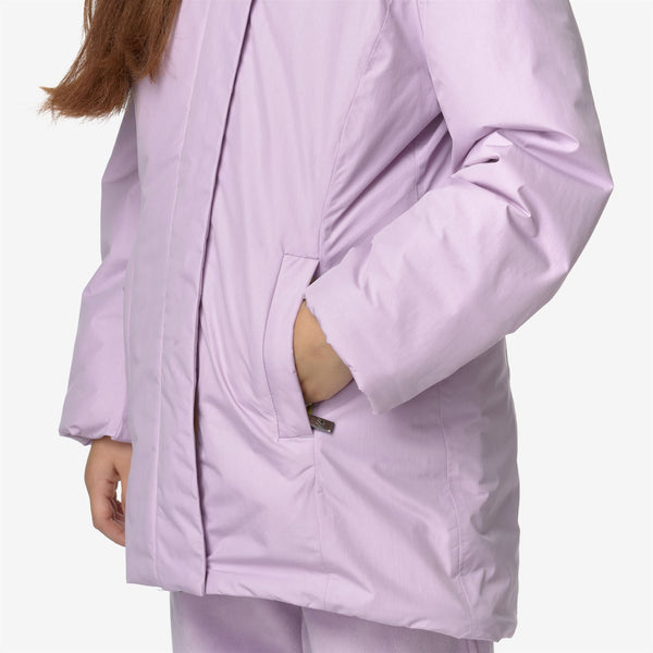 K Way P. DENISE SOFT TOUCH MARMOTTA VIOLET LT LILAC-GREY GOAT