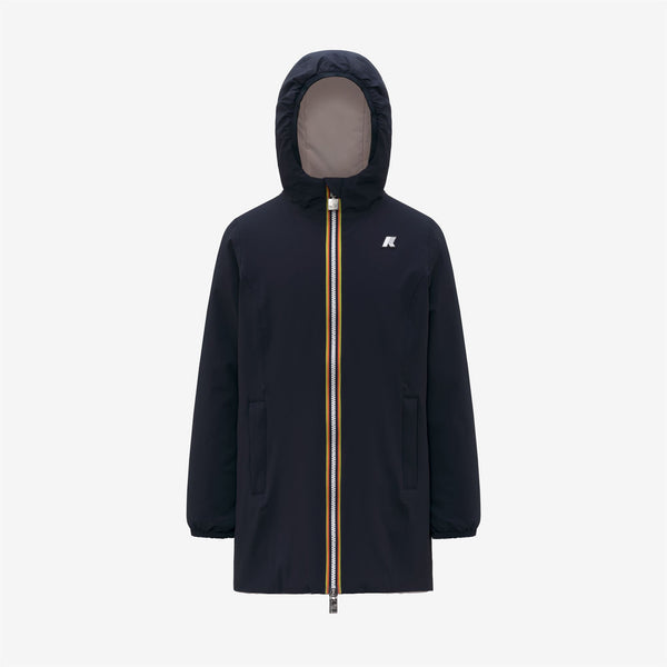 k way P. DENISE ST WARM REVERSIBLE BLUE DEPTH-ROSE HUSHED