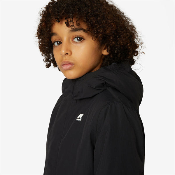 K Way P. JACK RIPSTOP MARMOTTA BLACK PURE-BLUE DEPTH