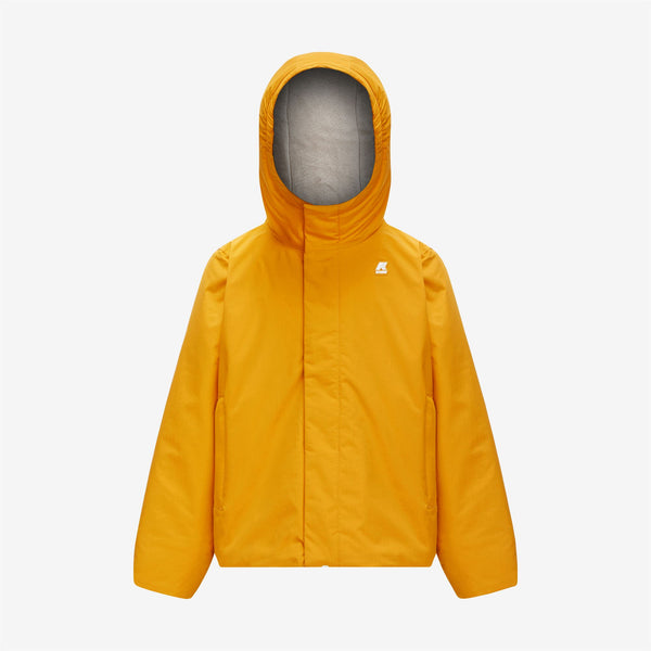 k way P. JACK RIPSTOP MARMOTTA YELLOW SUNFLOWER-GREY GOAT