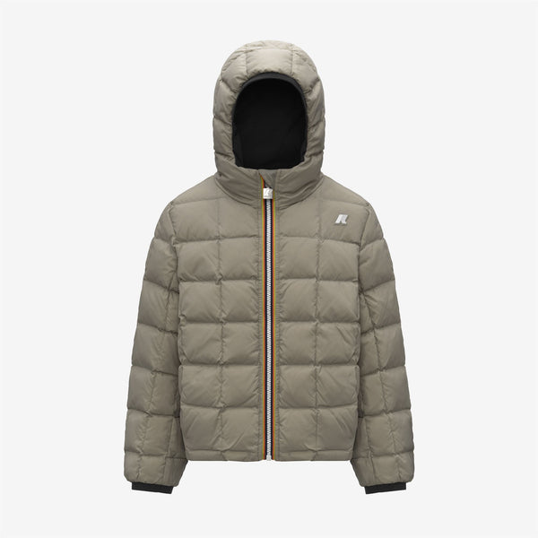 K Way P. JACK ST THERMO REVERSIBLE BLACK PURE-GREEN OAK