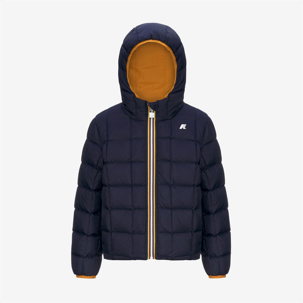 K Way P. JACK ST THERMO REVERSIBLE YELLOW INCA-BLUE DEPTH