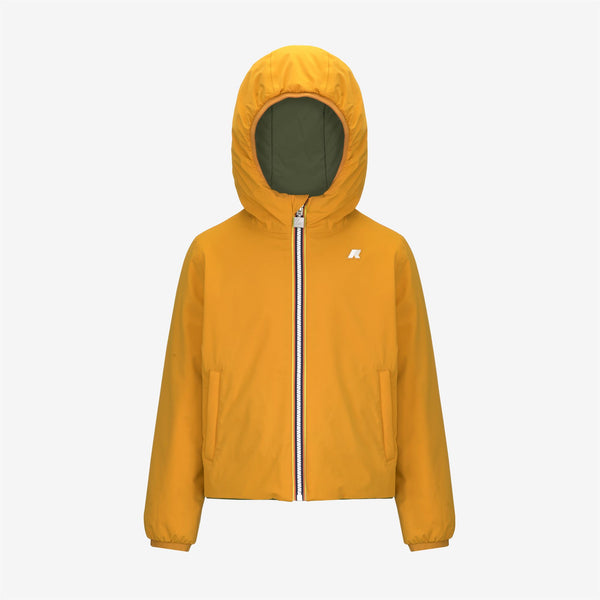 k way P. JACK ST WARM REVERSIBLE YELLOW INCA-GREEN CYPRESS