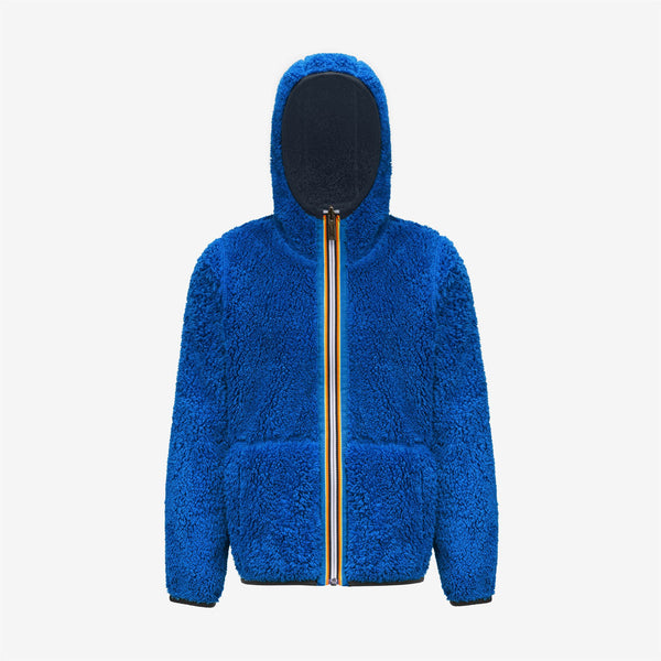 K Way P. JACQUES POLAR REVERSIBLE BLUE DEPTH-BLUE ROYAL MARINE