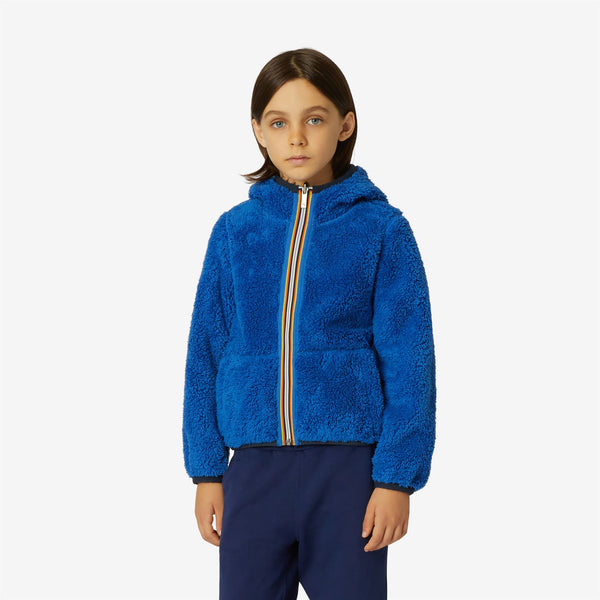 K Way P. JACQUES POLAR REVERSIBLE BLUE DEPTH-BLUE ROYAL MARINE