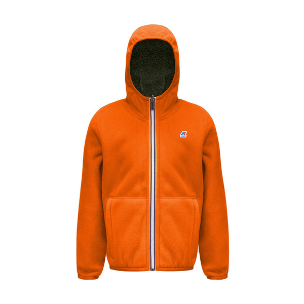 k way P. JACQUES POLAR REVERSIBLE ORANGE RUST-GREEN BLACKISH