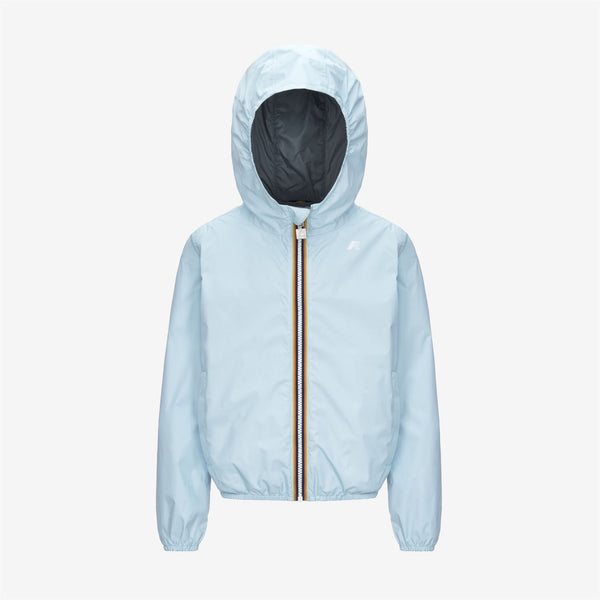 k way P. JAKE PLUS.2 REVERSIBLE BLUE BABY-GREEN IRON