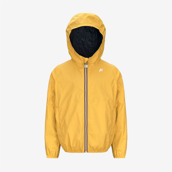 k way P. JAKE PLUS.2 REVERSIBLE YELLOW MIMOSA-BLUE DEPTH