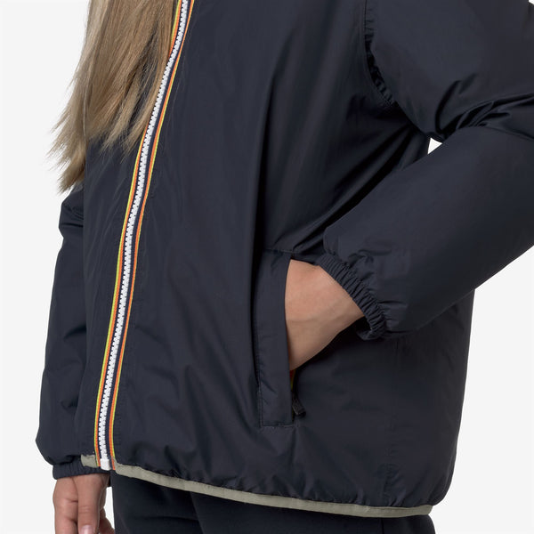 K Way P. LE VRAI 4.0 CLAUDE ORSETTO BLUE DEPTH-GREEN OAK