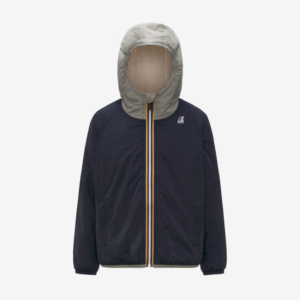 k way P. LE VRAI 4.0 CLAUDE ORSETTO BLUE DEPTH-GREEN OAK