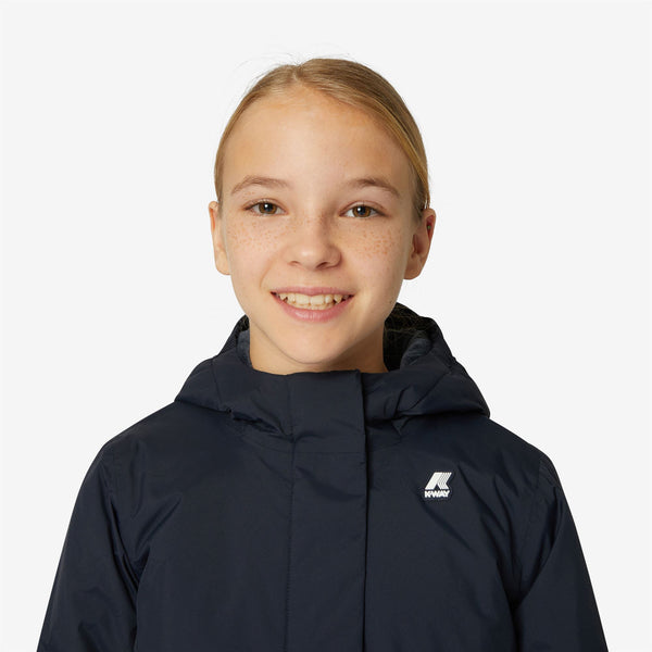 K Way P. LILY MICRO RIPSTOP MARMOTTA BLUE DEPTH-BLUE DEPTHS