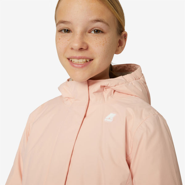 K Way P. LILY MICRO RIPSTOP MARMOTTA PINK DAFNE-GREY GOAT