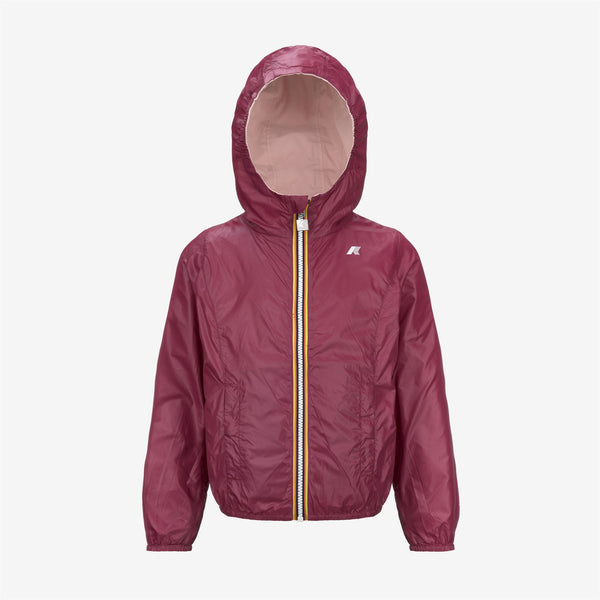 K Way P. LILY PLUS.2 REVERSIBLE PINK GARDENIA-RED DK