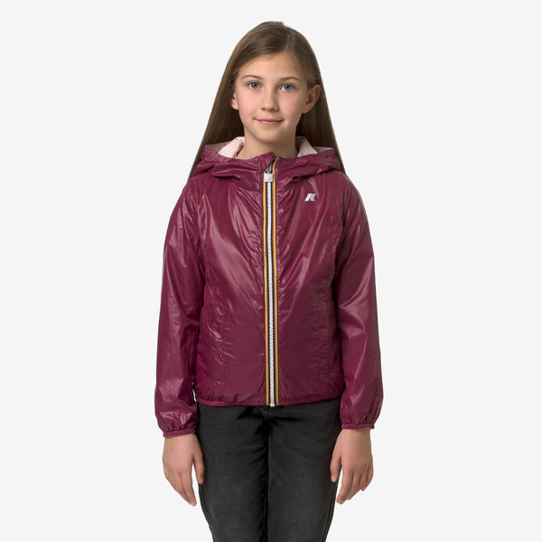 K Way P. LILY PLUS.2 REVERSIBLE PINK GARDENIA-RED DK