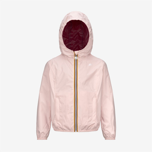 k way P. LILY PLUS.2 REVERSIBLE PINK GARDENIA-RED DK