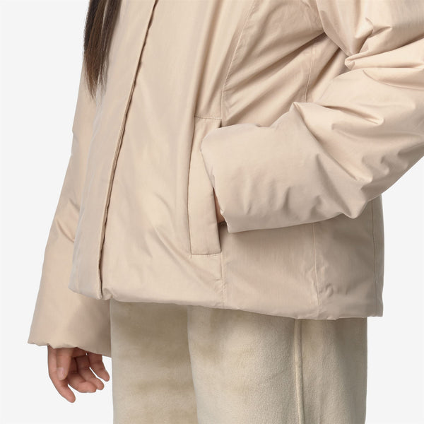 K Way P. LILY SOFT TOUCH MARMOTTA PINK TINT-GREY GOAT