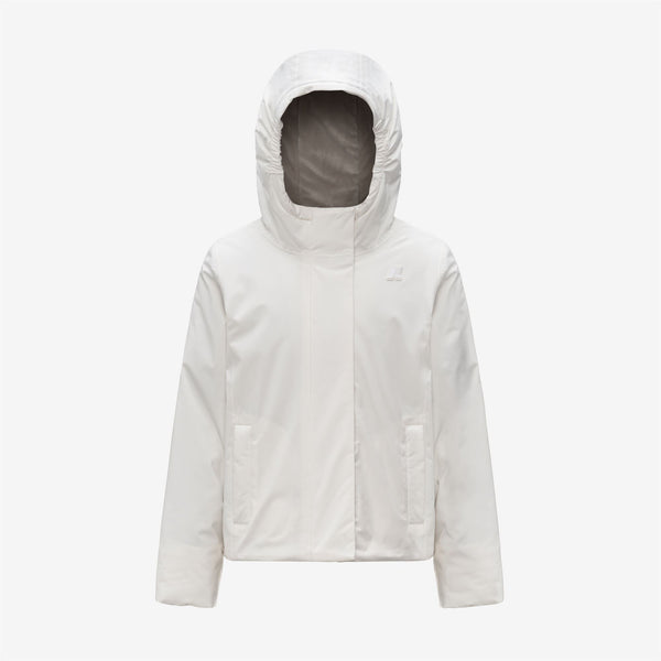 k way P. LILY SOFT TOUCH MARMOTTA WHITE GARDENIA-GREY GOAT