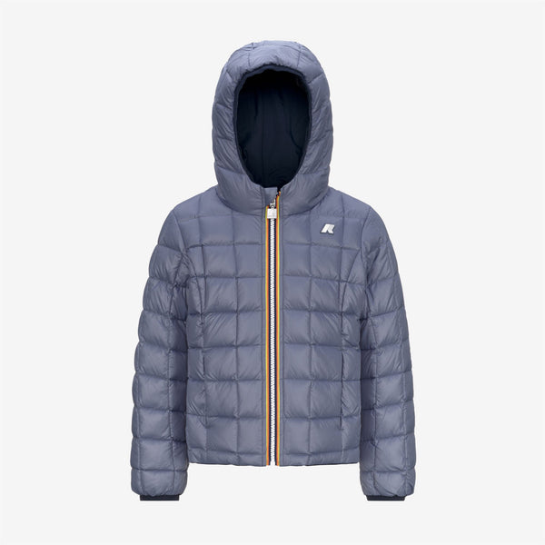 K Way P. LILY ST THERMO REVERSIBLE BLUE D-GREY BLUE A